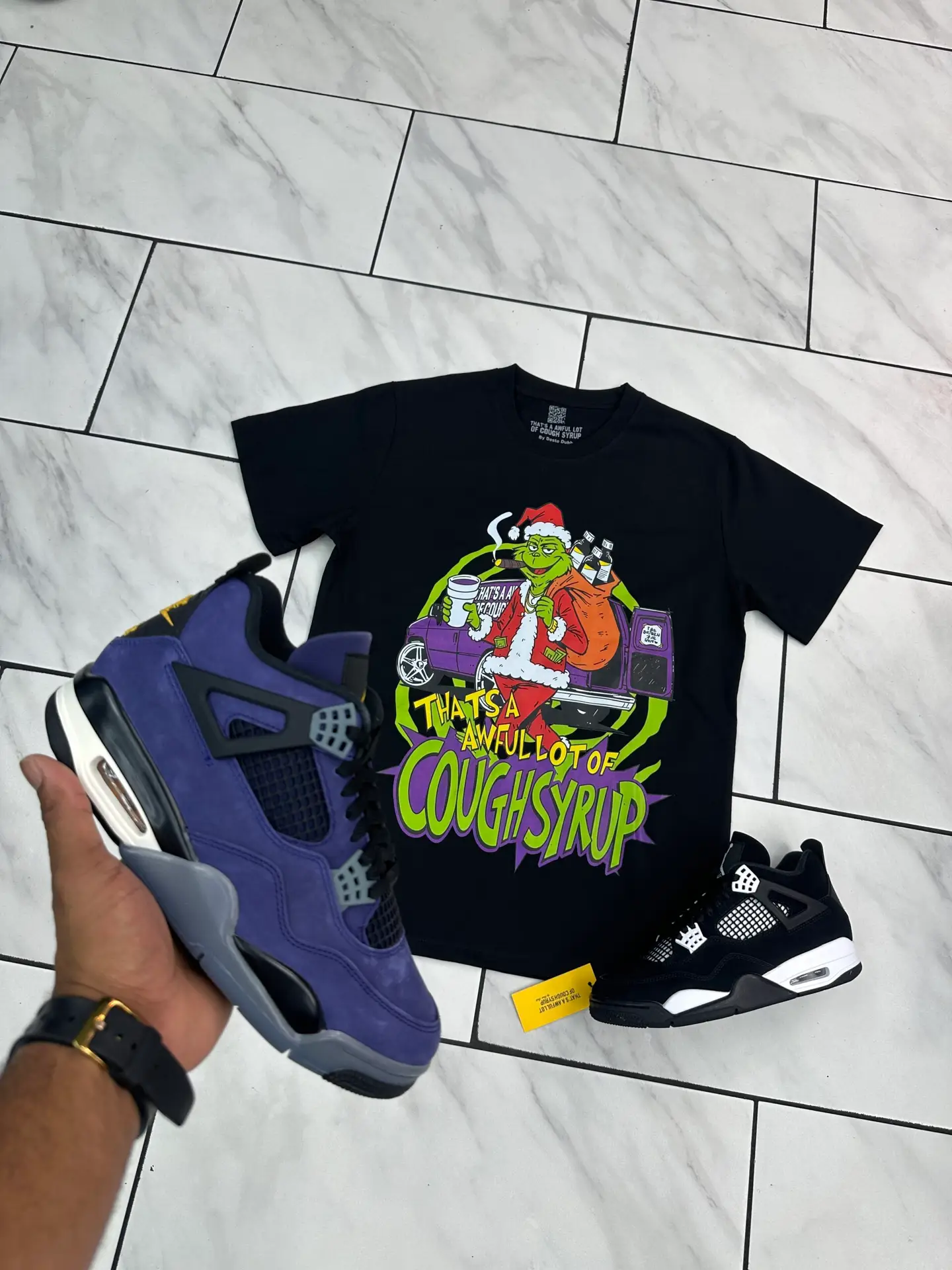 ALOCS The Grinch Tshirt "Blk/Green" Medium