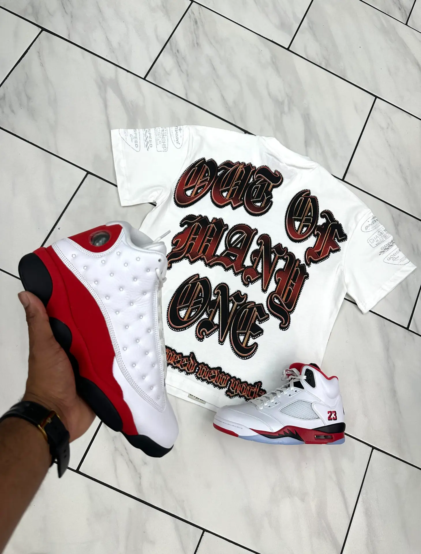 Godspeed Speedracer Graphic Tshirt "Wht/Red"