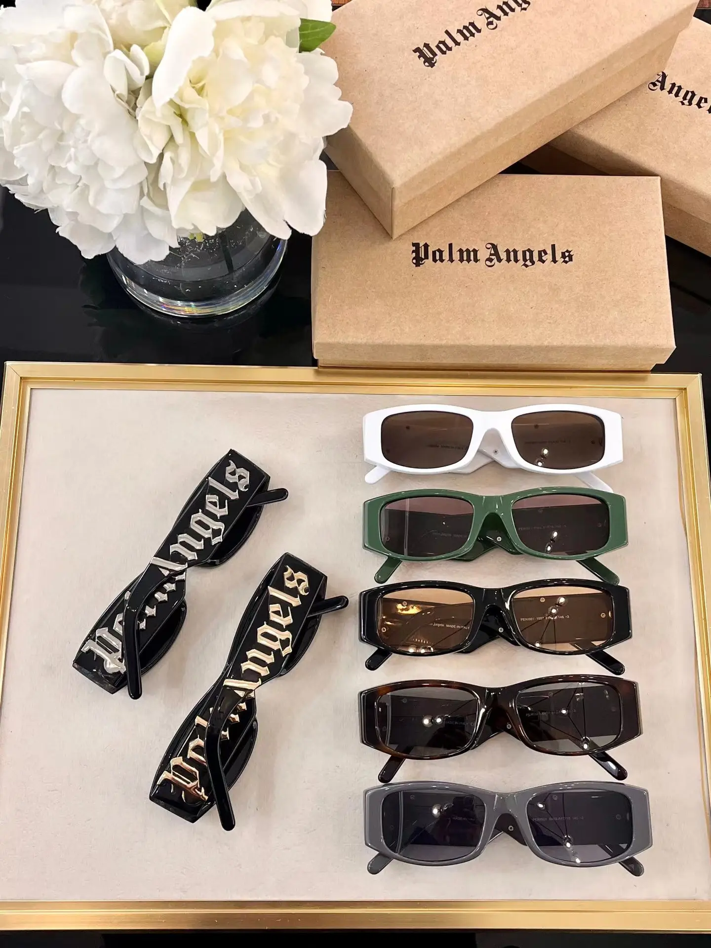 Palm Angels Sunglasses Blk/Silver