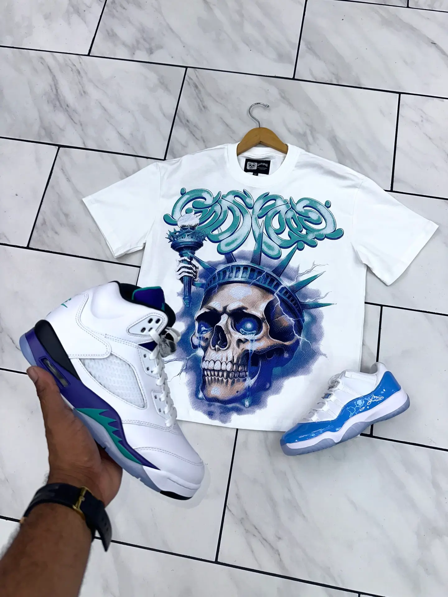 Godspeed Lucid Skull Tshirt Medium